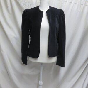 Ladies’ Dressy Cotton Velveteen Black Blazer